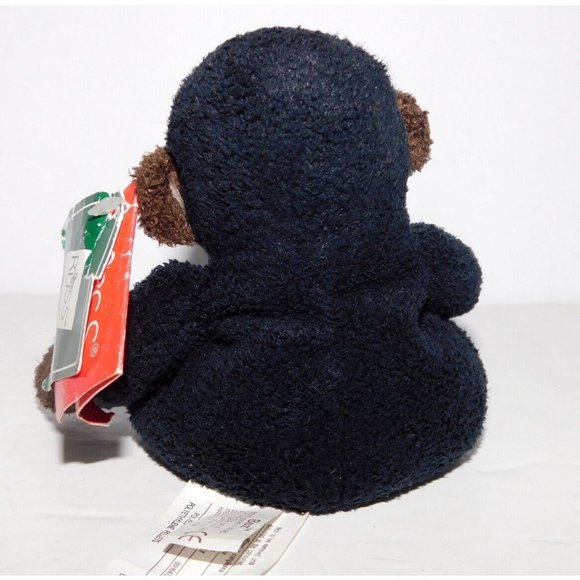 Russ Berrie Luv Pets Gorilla BOZ 5" Bean Bag Plush Stuffed Chamois Feel w Tag - Picture 8 of 8